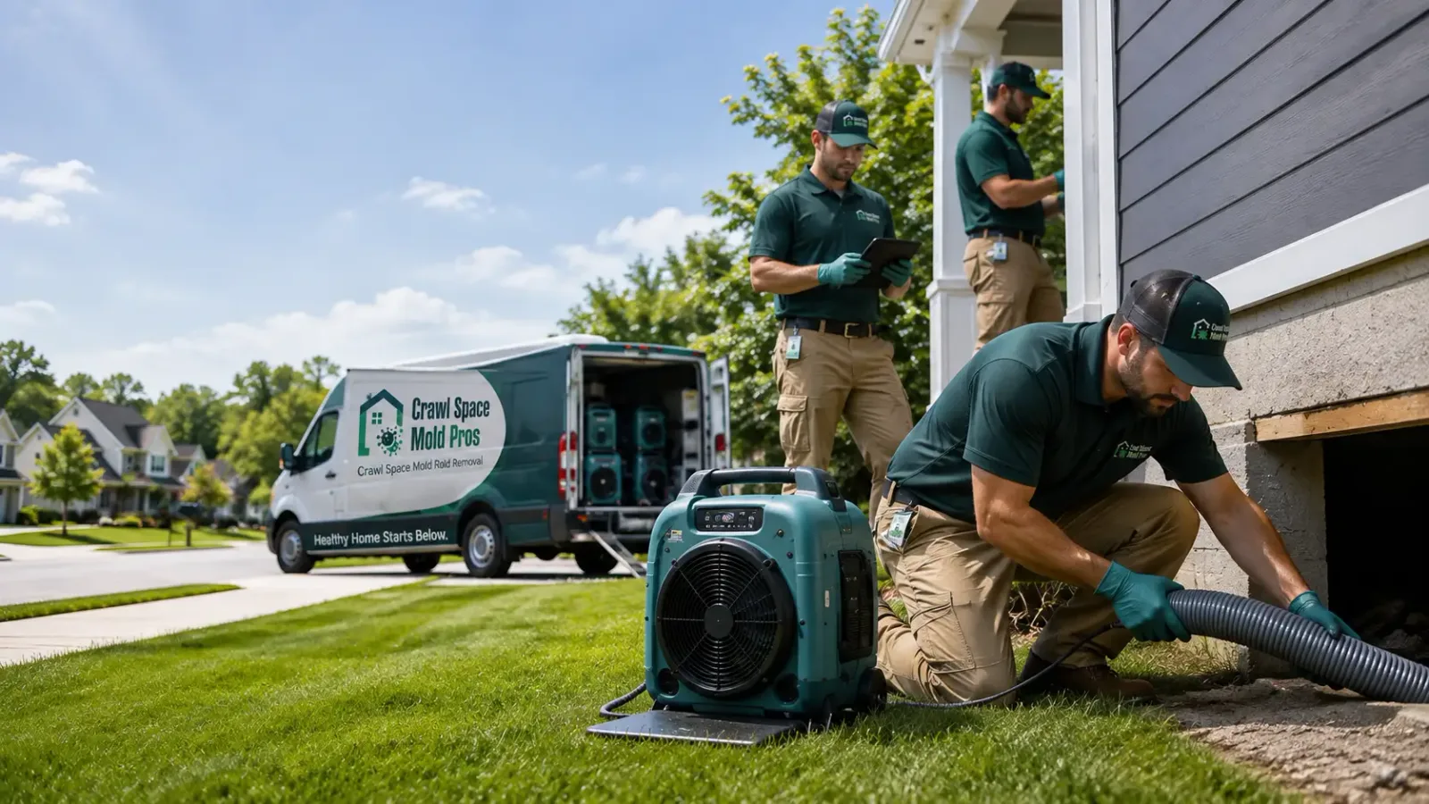 Crawl Space Mold Removal in Merry Hill, NC